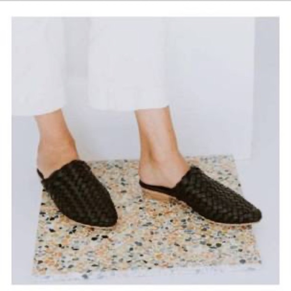 At Agni Paris Mule, Black Leather